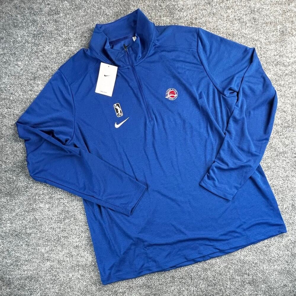 Nike Motor City Cruise G League 1/4 Zip Pullover Men XXL Tall Blue NWT